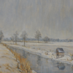 Fischerhude - Wümmearm vor der Brücke Quelkhorn